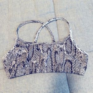 Beyond yoga bra, xs, snake print